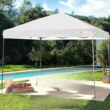 small white tent 10 x 10 ft White Tent Rental – Bounce This Way Rentals & Creations