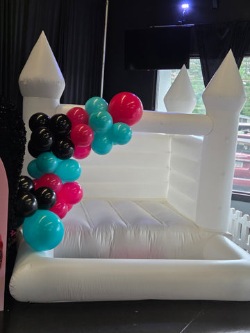 Lux Mini White Castle Bounce House