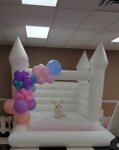 Lux Mini White Castle Bounce House
